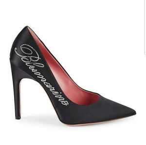 Blumarine Embellished Stiletto Pumps